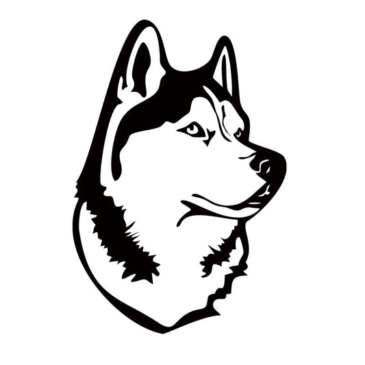 Hot Style Funny Animal Husky Dog Personality Attractive Car Sticker Vinyl Decal