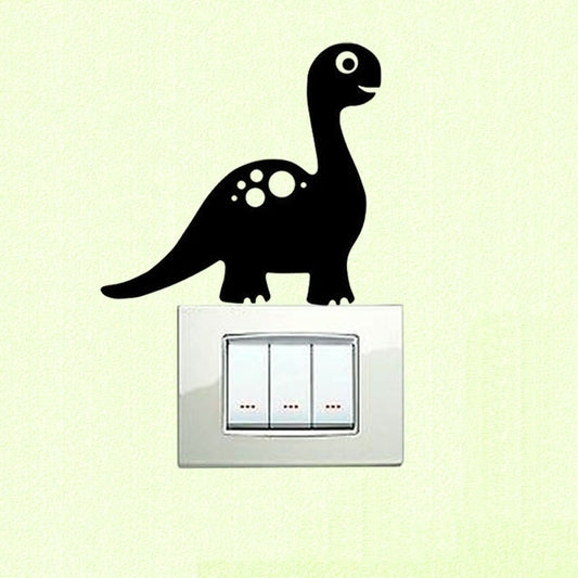 New Brand  2pcs Personalised Dinosaur Wall Sticker Dinosaur Vinyl Childs Bedroom Decal Decor
