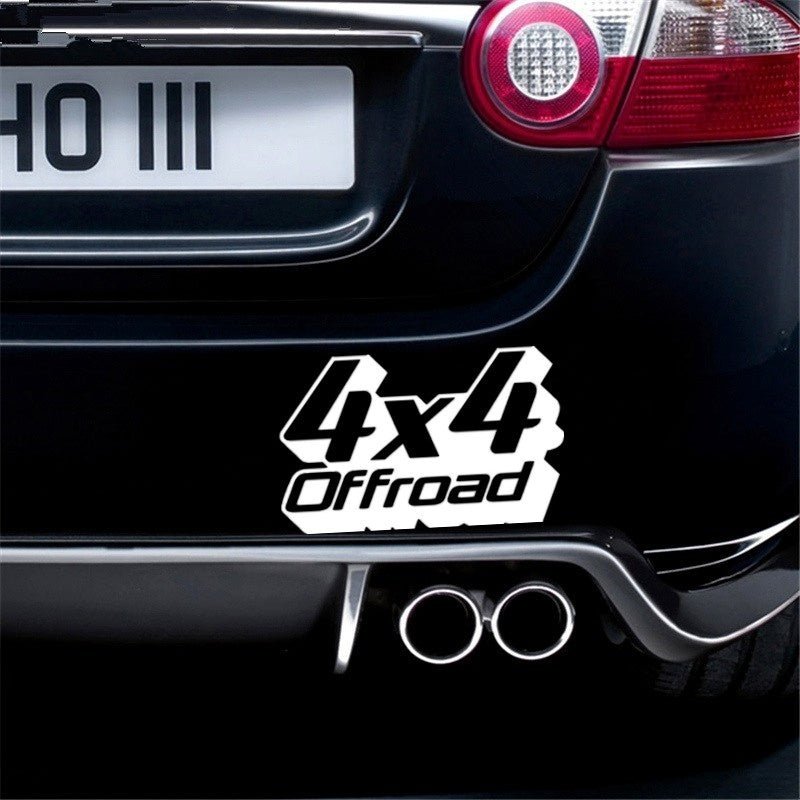 Hot   Three Ratels TZ-828 12*19.5cm 1-4 pieces  car sticker 4x4 off road for vaz lada niva uaz hunter patriot auto sticker