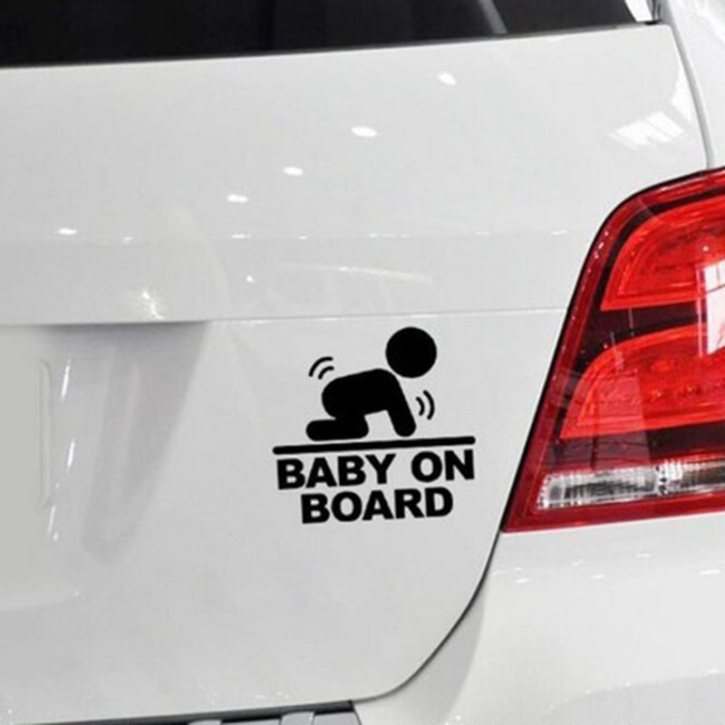 Fashion BABY ON BOARD Vinyl Car Sticker Motorcycle Accessories Decorative Decals