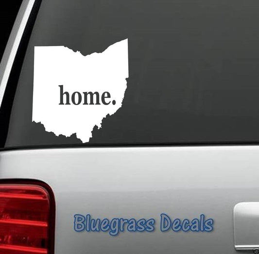 New Fashion OHIO HOME STATE Decal Sticker Car Truck SUV Van LAPTOP MIRROR