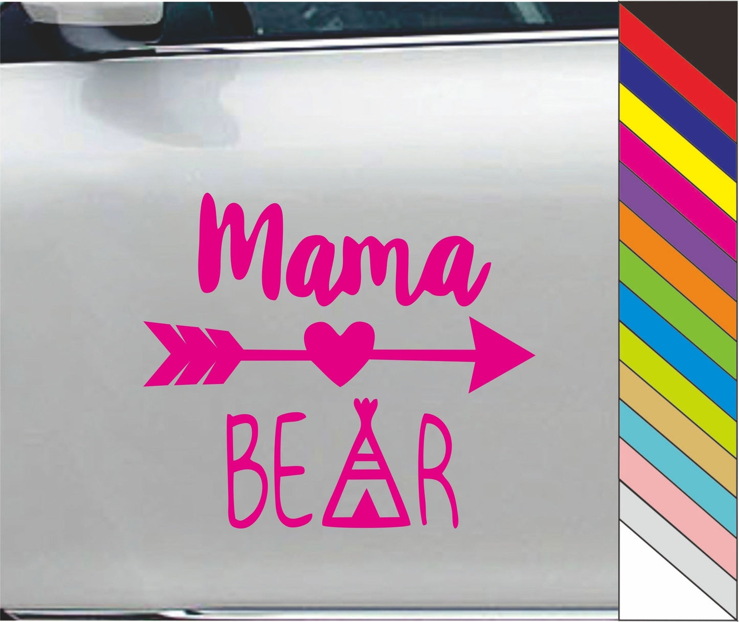 New Brand   Mama Bear Decal Car Window Sticker Decal Vinyl Car Bumper Decor Home Decal Waterproof