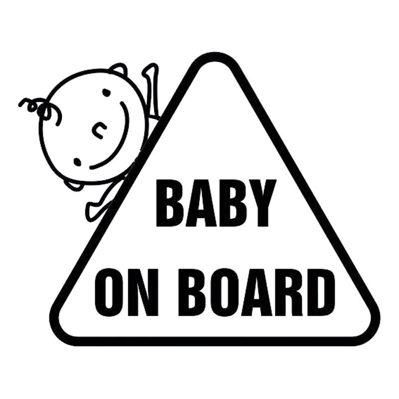 Fashion   Car Safety Sign Decal BABY ON BOARD Lovely Child Decal