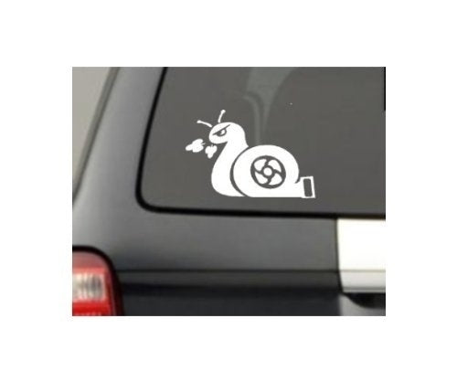 JDM Boosted Snail Decal TURBO Turbocharger Boost PSI Vinyl Sticker