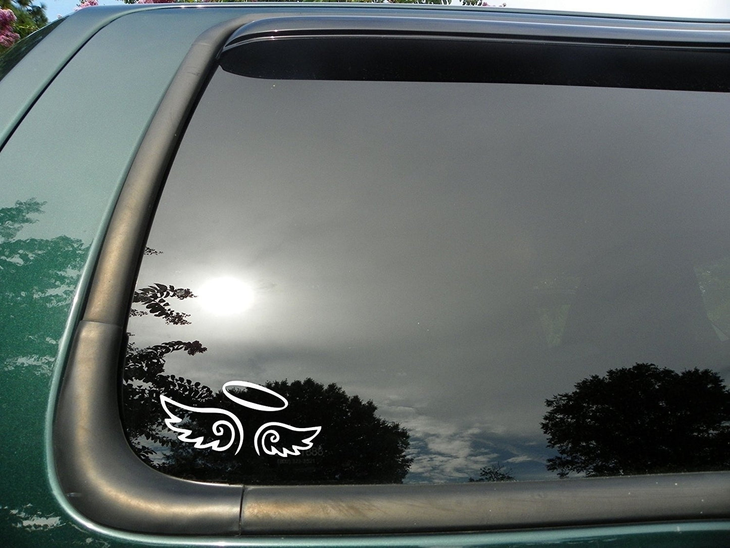 2018 NEW    Angel Wings - Die Cut Christian Vinyl Window Decal sticker for Car or Truck