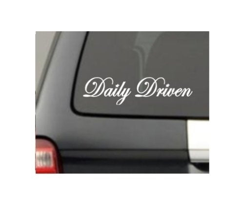2018 NEW    DAILY DRIVEN Decal JDM Funny Vinyl Sticker