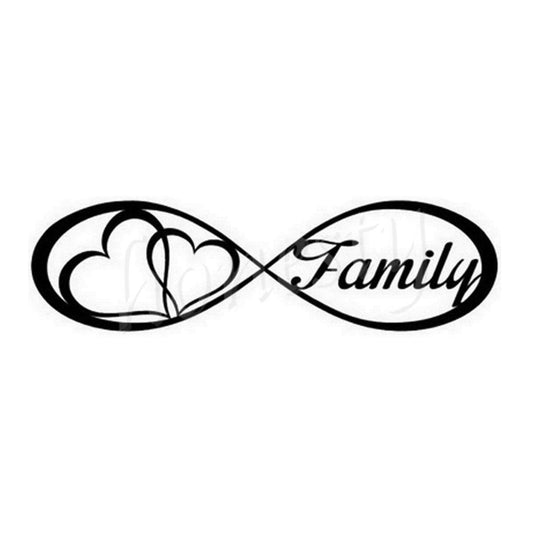 2018 NEW Love Family Window Door Car Sticker Laptop Truck Vinyl Black Decal Stickers Gift