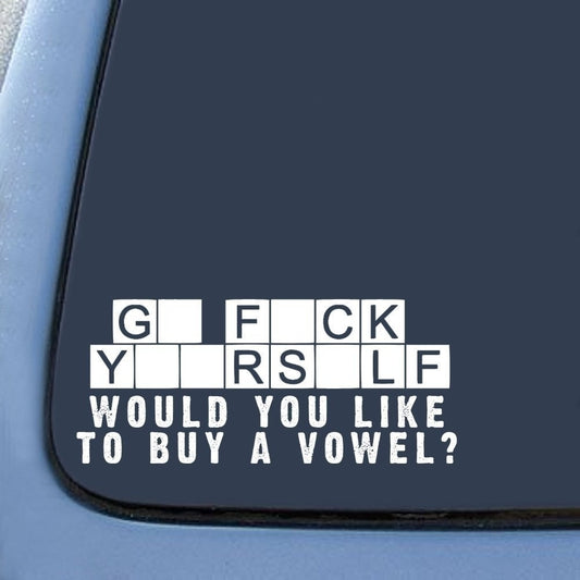 Hot    Buy a Vowel Sticker Decal Notebook Car Laptop