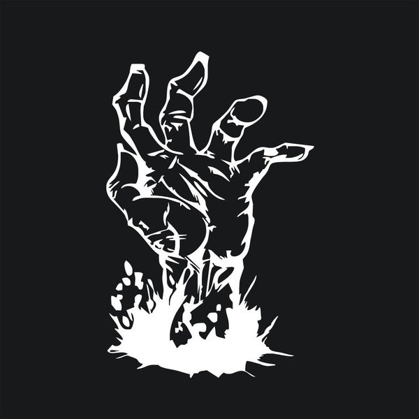 Zombie Hand Car Laptop Bumper Sticker
