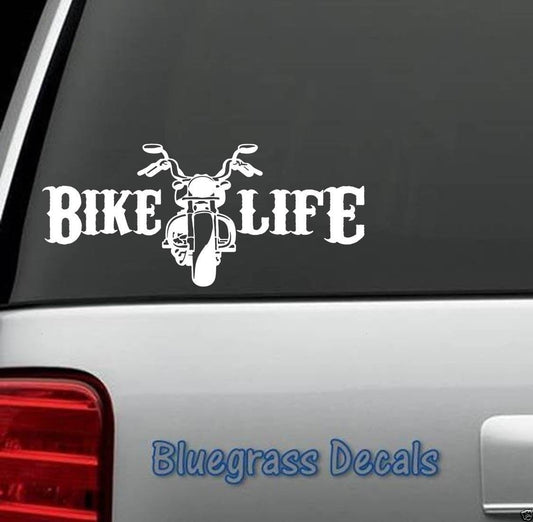 New Fashion  BIKE LIFE MOTORCYCLE Decal Sticker Car Truck SUV Van BIKER HELMET ART