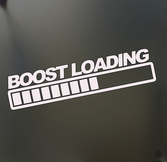 High-quality   Boost Loading Funny Race Sticker Turbo WRX JDM Hooligan Stance Drift Decal