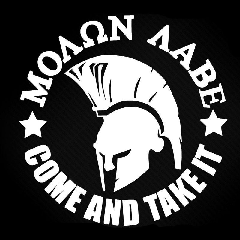 2018 NEW   15.2CM*15.2CM Spartan Helmet Vinyl Decal Car Stickers And Decals Motorcycle Car Styling Accessories