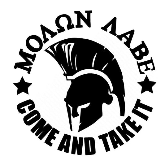 2018 NEW   15.2CM*15.2CM Spartan Helmet Vinyl Decal Car Stickers And Decals Motorcycle Car Styling Accessories