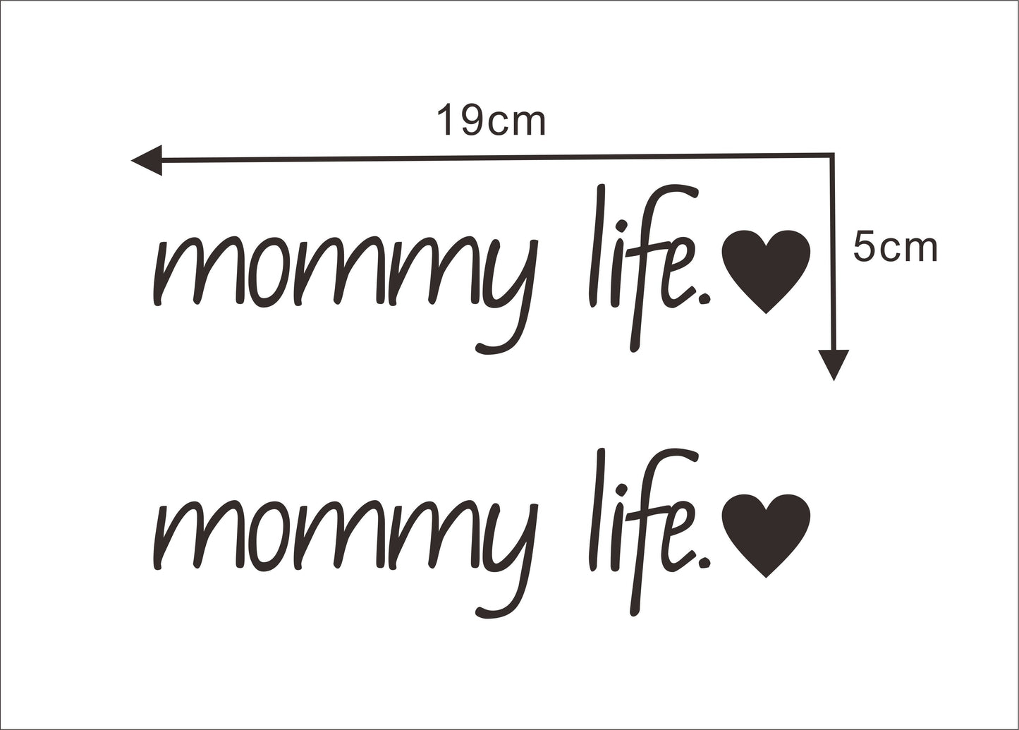 Fashion   Mommy Life Decal Vinyl Car Door Window Bumper Sticker Decal Laptop Decor Waterproof