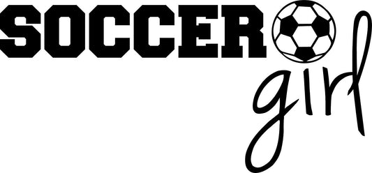 High-quality   Wall Decal Quote Soccer Girl Sports Girl Power Vinyl Sticker For Home Decor Or Girls Bedroom