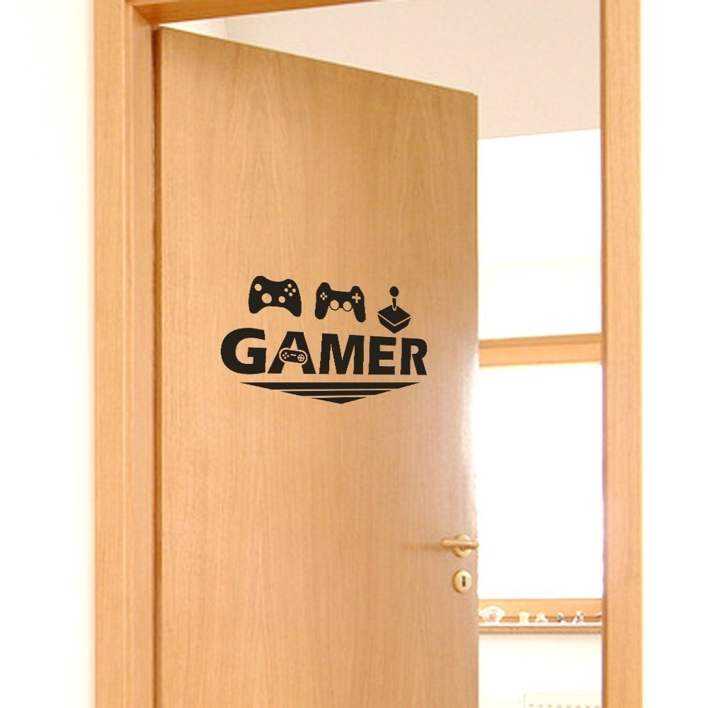004497 Gamer Home Decor Wall Sticker Decal Bedroom Vinyl Art Mural Gifts Spring Summer Easter Sunday Monday