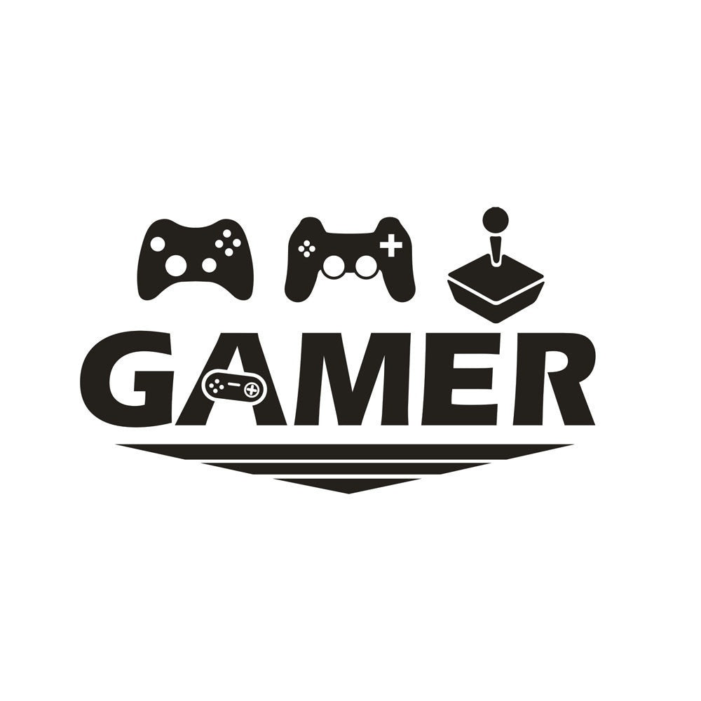 004497 Gamer Home Decor Wall Sticker Decal Bedroom Vinyl Art Mural Gifts Spring Summer Easter Sunday Monday