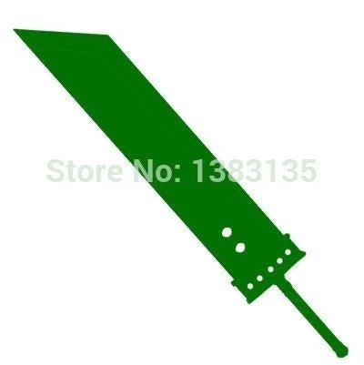 14cm*13cm  8 Colors Buster Sword Cloud Strife Silhouette Car Sticker For Truck Window Door Vinyl Decal