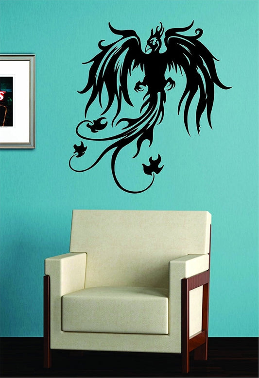 New Hot   Phoenix Bird Decal Sticker Wall Decal Vinyl Art Animal