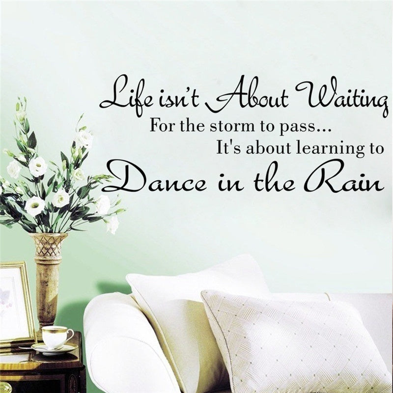 New Brand   Religious Wall Quotes Words Letters Art Decals Home Decor Removable Wall Sticker