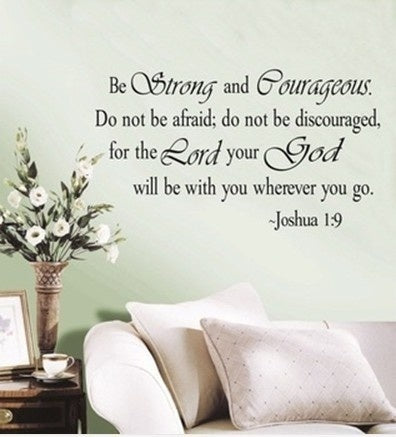 New Brand   Religious Wall Quotes Words Letters Art Decals Home Decor Removable Wall Sticker