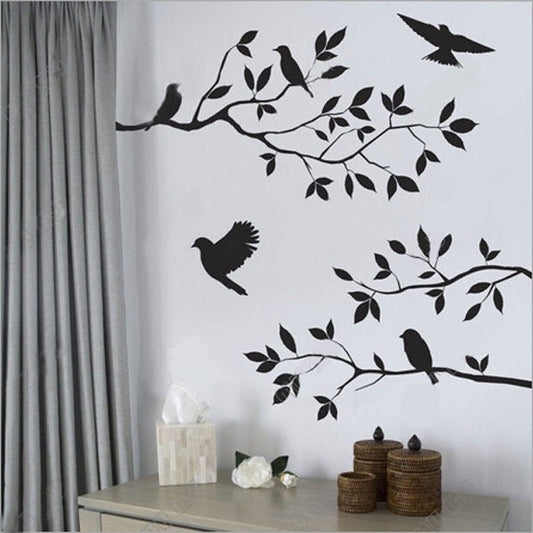 2018 NEW Creative DIY Home Decor Art Wall Sticker Removable Mural Decal Vinyl Tree Birds