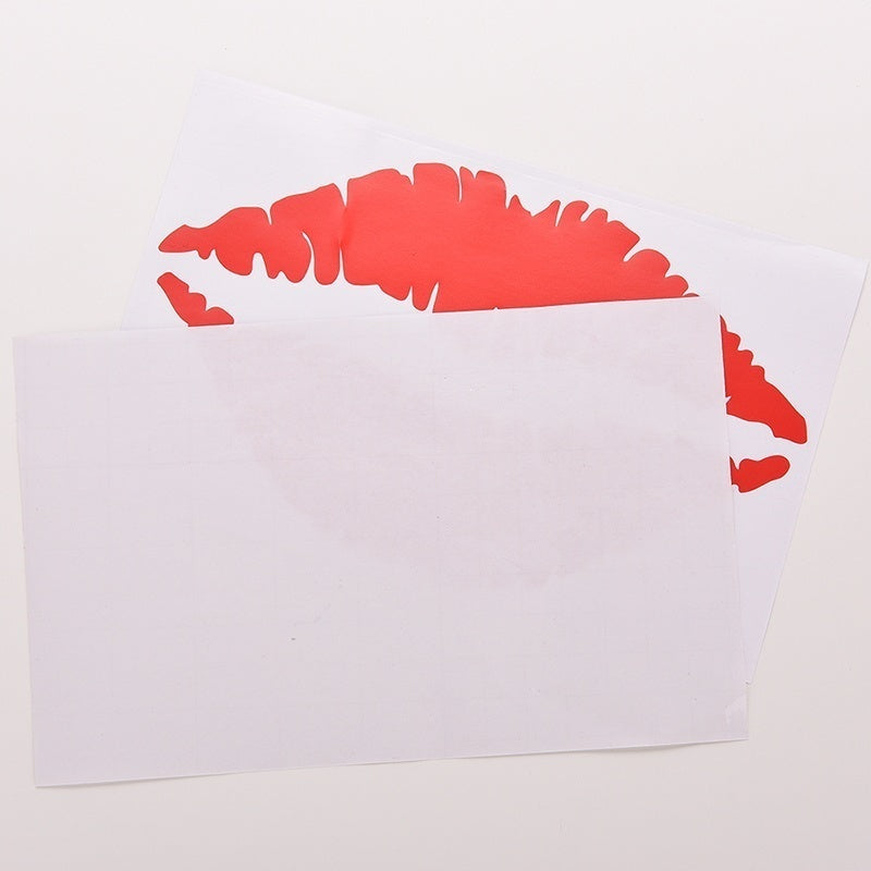 1 Pcs Red Lips Sticker PVC Decal Vehicle Car Wall Laptop Car Decal Sticker