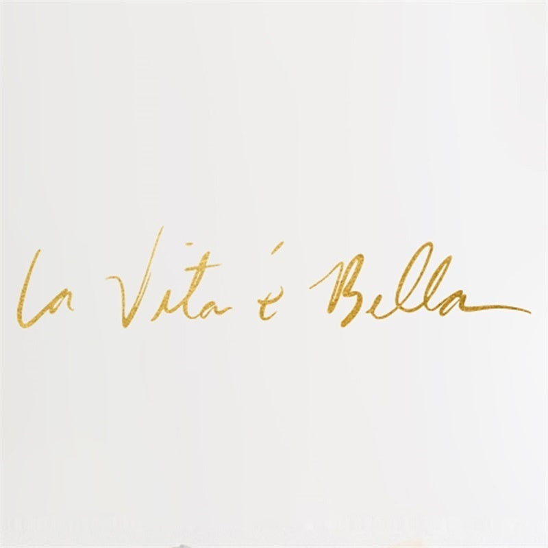 New Fashion   Italy Style Wall Stickers Creative Art DIY PVC Decorations Wall Decals Home Decors Wall sticker Life Is So Beautiful