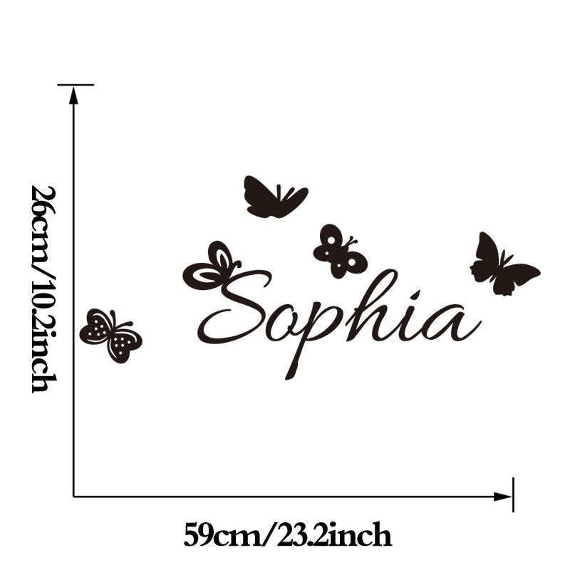 Hot  Sophia Vinyl Wall Sticker Home Bedroom Removable Art Decal