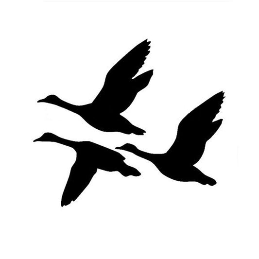 High-quality   Ducks Flying Car Sticker Decals Creative Decorative Bird Hunting Car Stickers