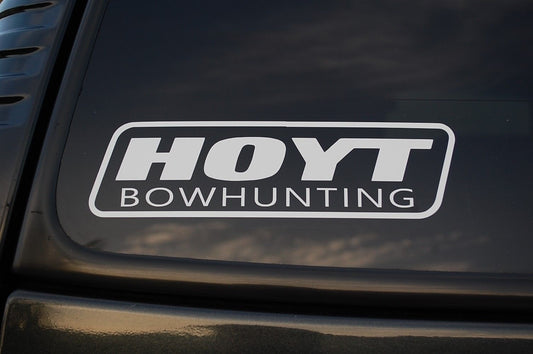 New Hot  Hoyt Archery Sticker Vinyl Decal Bowhunting Bow Hunt Car Window Shoose Size V357