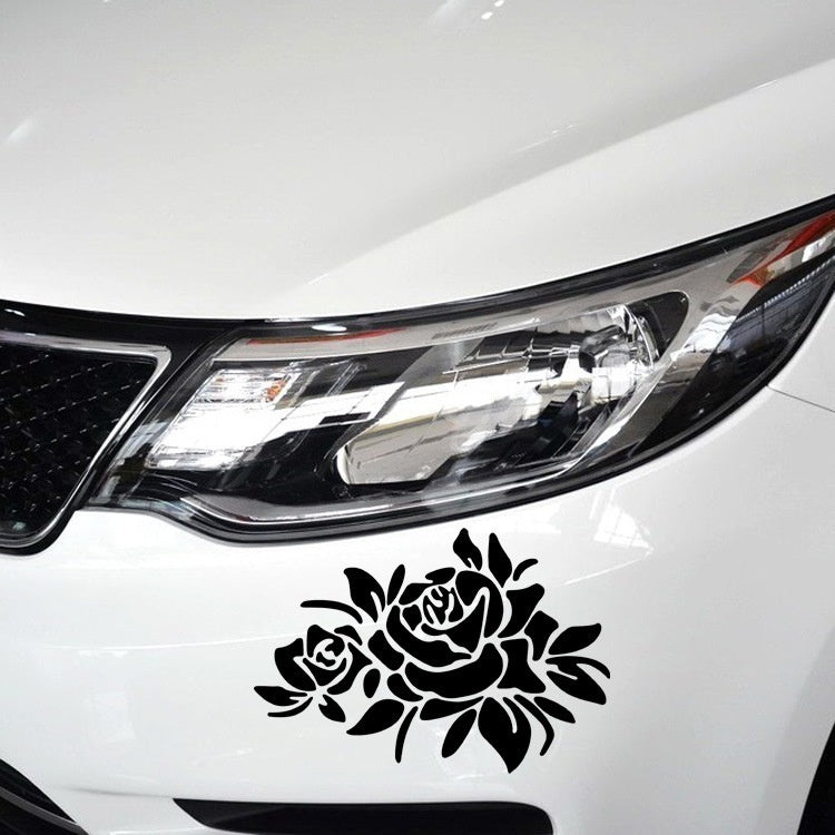 Fashion ROSE FLOWERS Cover Car Stickers Car Decals Marks Roses Stickers