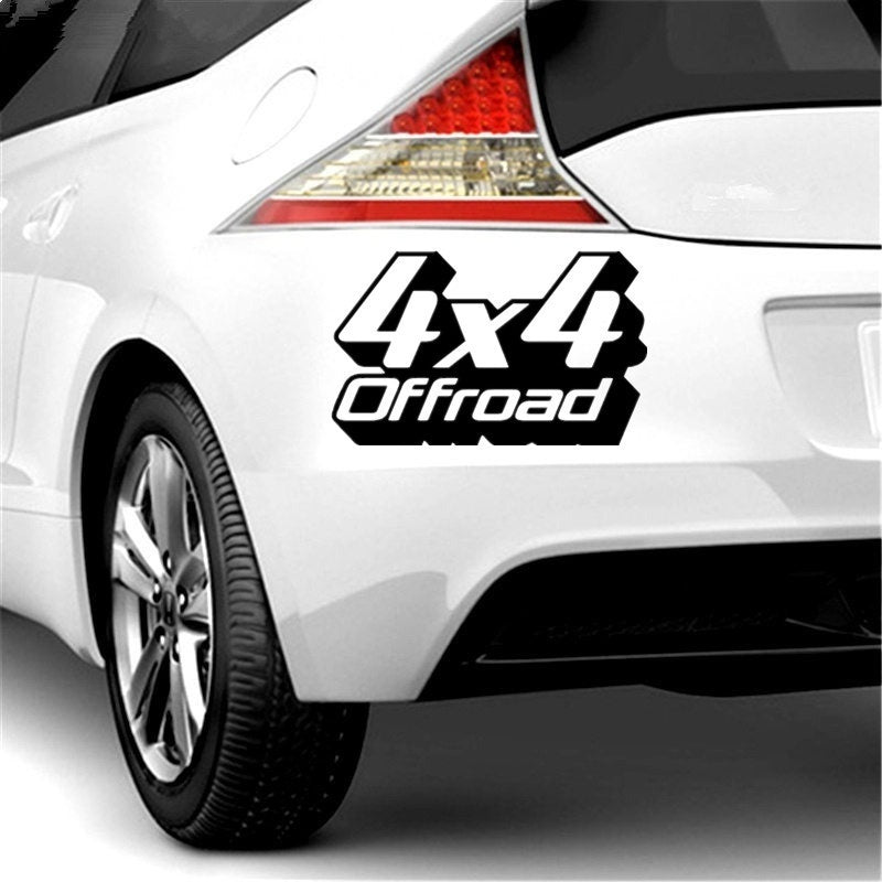 New Hot   Three Ratels TZ-828 12*19.5cm 1-4 pieces  car sticker 4x4 off road for vaz lada niva uaz hunter patriot auto sticker