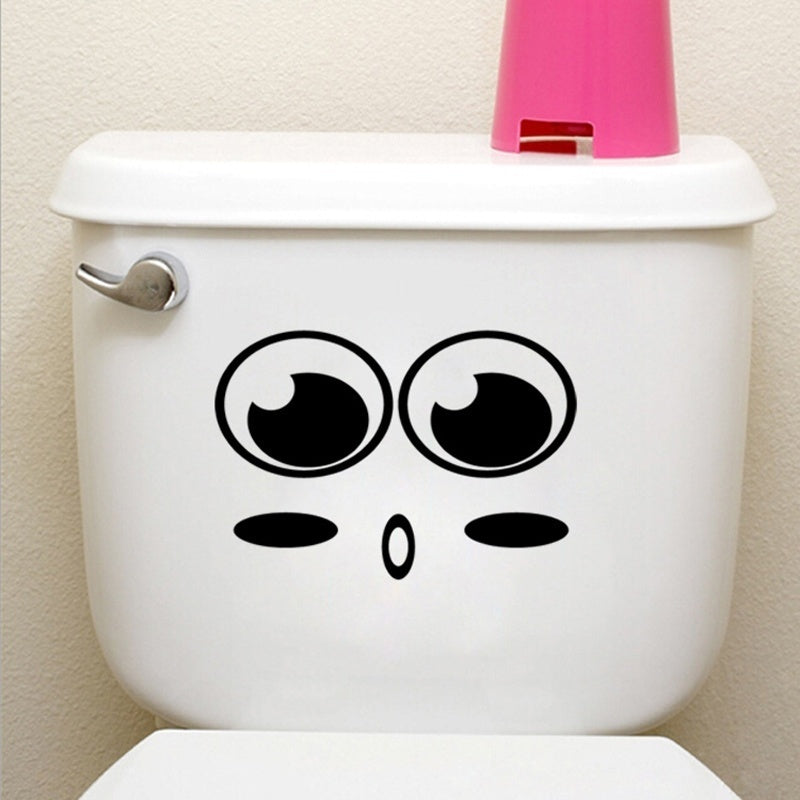 High-quality  Toilet Wall Sticker Decal Mural Art Decor Funny Car Home Bathroom Computer Sticker