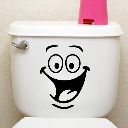 High-quality  Toilet Wall Sticker Decal Mural Art Decor Funny Car Home Bathroom Computer Sticker