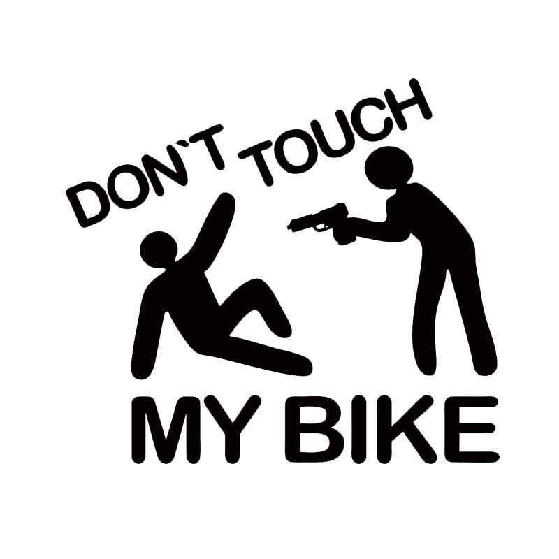 New Brand   Dont Touch My Bike Sticker Vinyl Decal Personality Decal