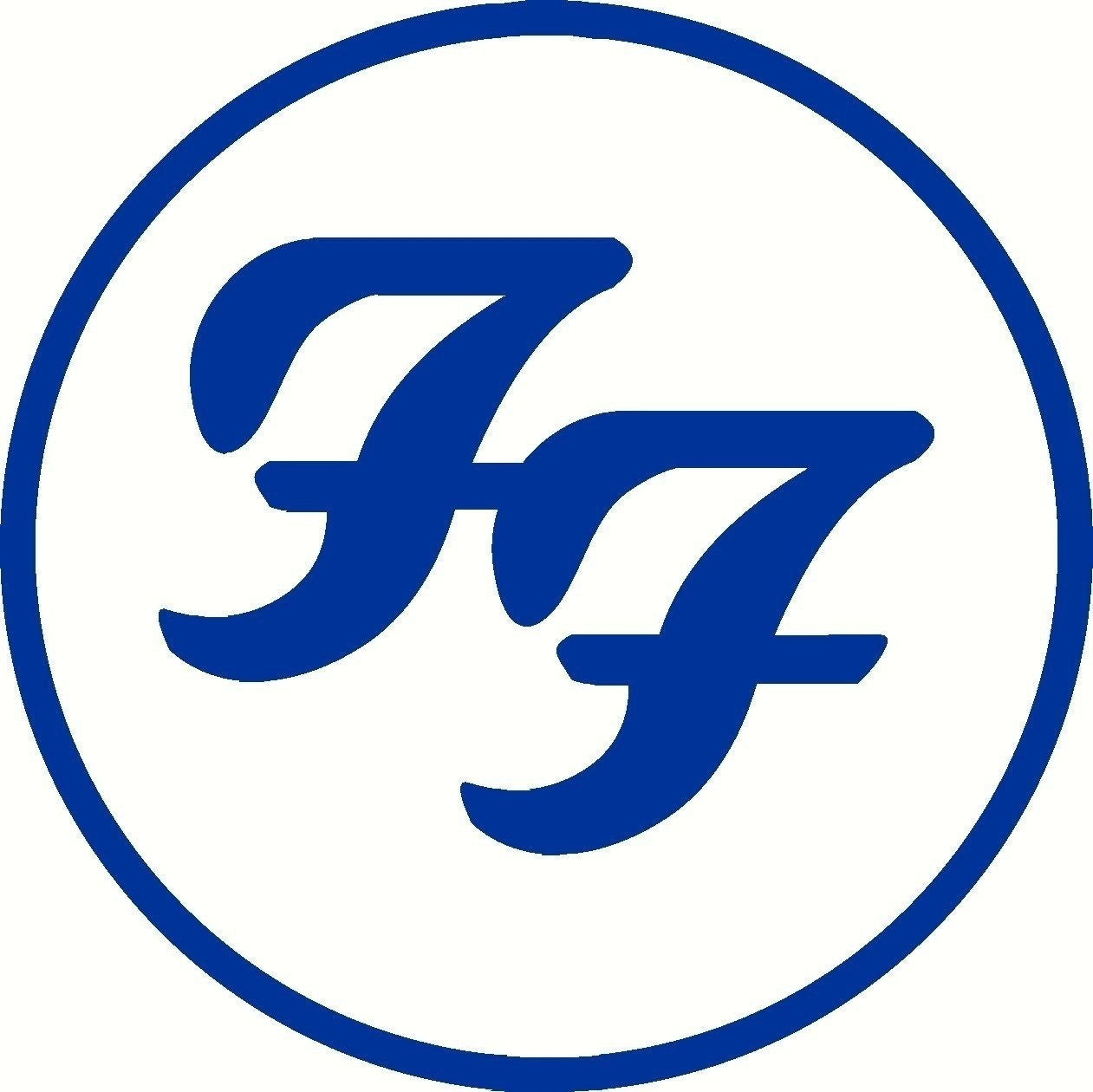 2018 NEW  foo fighters circle decal window or bumper sticker rock roll band foofighters