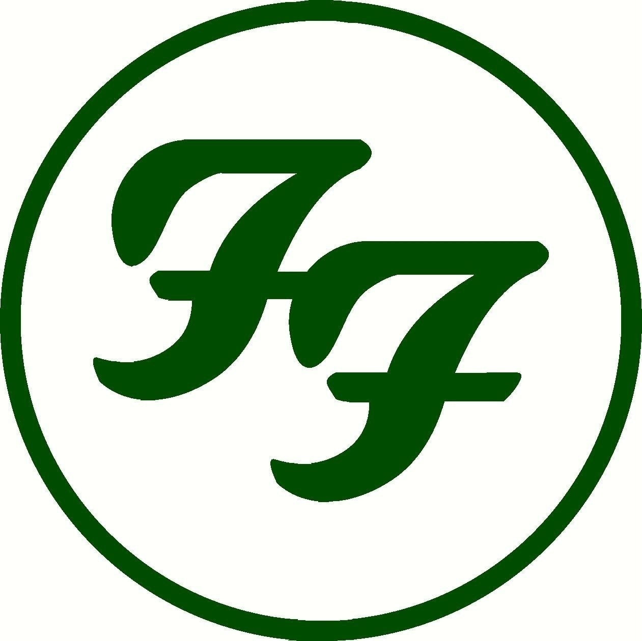 2018 NEW  foo fighters circle decal window or bumper sticker rock roll band foofighters