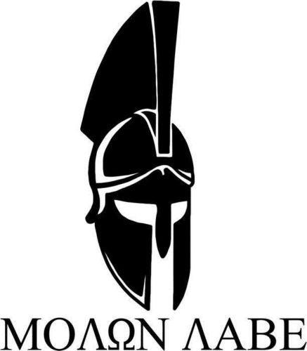 2018 NEW  Molon Labe Spartan Helmet For Car Window Truck Bumper Vinyl Decal Sticker