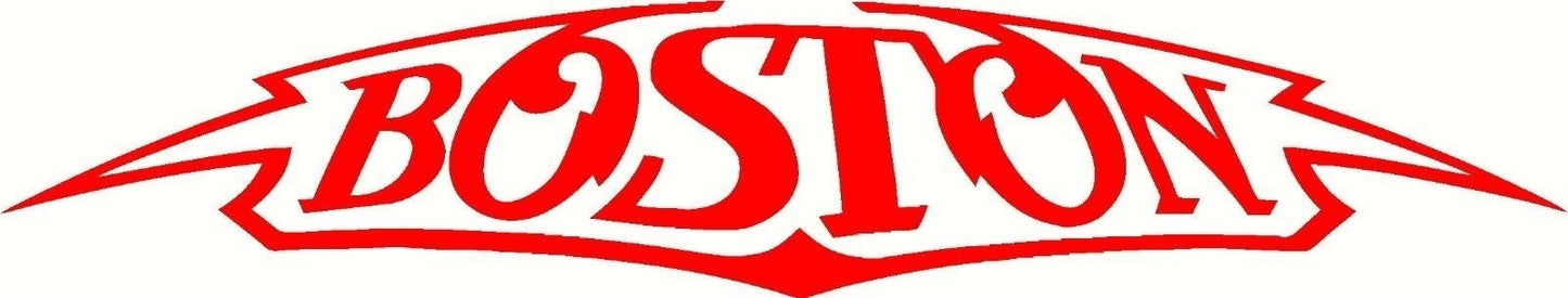 New Brand   boston vinyl decal window or bumper sticker rock roll classic band