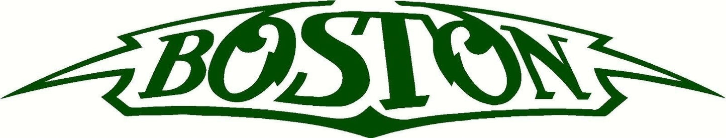 New Brand   boston vinyl decal window or bumper sticker rock roll classic band