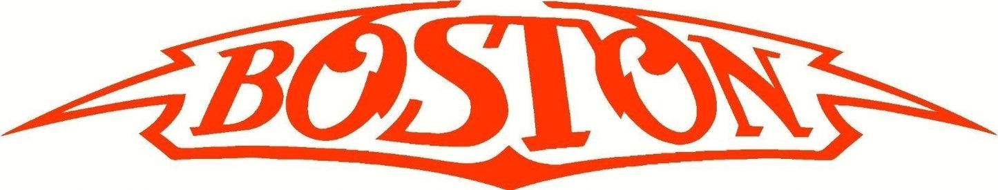 New Brand   boston vinyl decal window or bumper sticker rock roll classic band