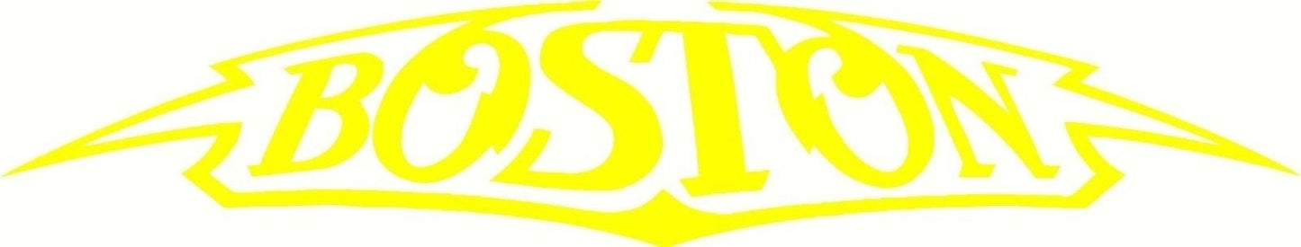New Brand   boston vinyl decal window or bumper sticker rock roll classic band