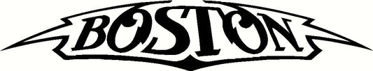 New Brand   boston vinyl decal window or bumper sticker rock roll classic band