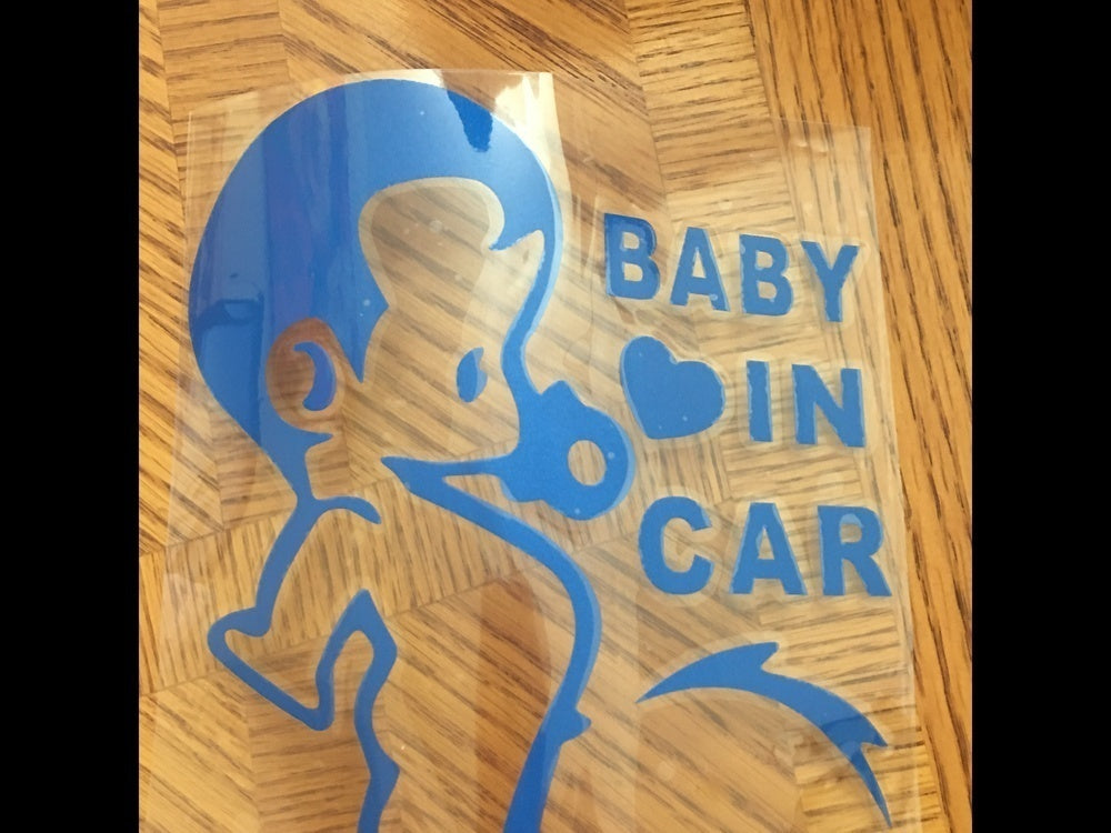 New Fashion   Lovely Funny JDM Child Boys Baby In Car On Board Sticker For Window Glass Truck SUV Bumper Kayak Canoe Camping Cute Vinyl Decal
