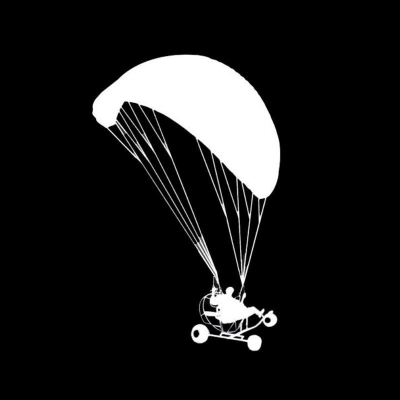 High-quality   Powered Paragliding Vinyl Stickers Car Sticker