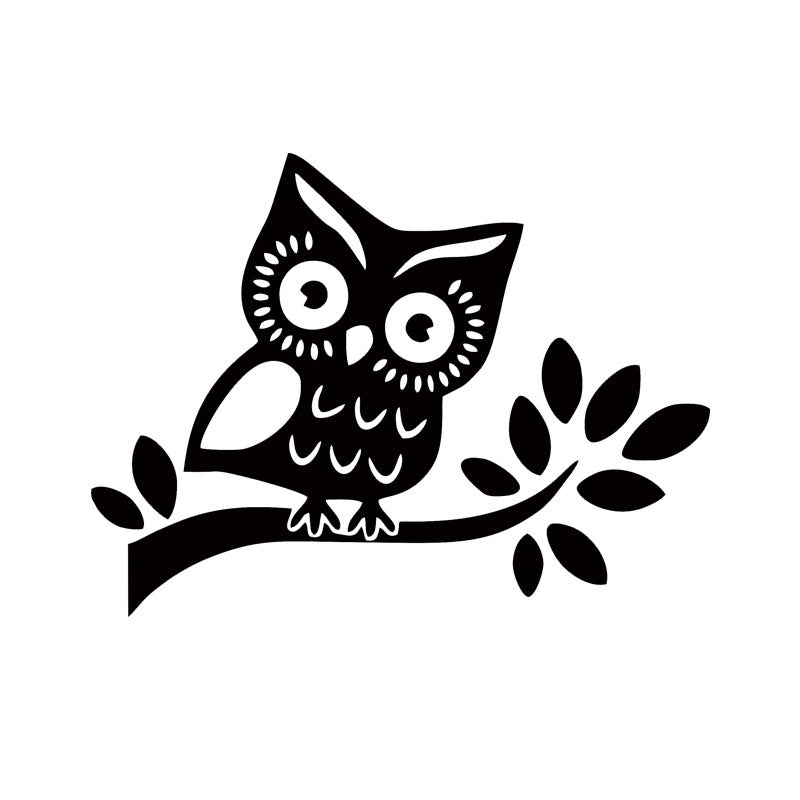 2018 NEW   Owl on Branch Vinyl Sticker Decal Car Truck Cute Tree