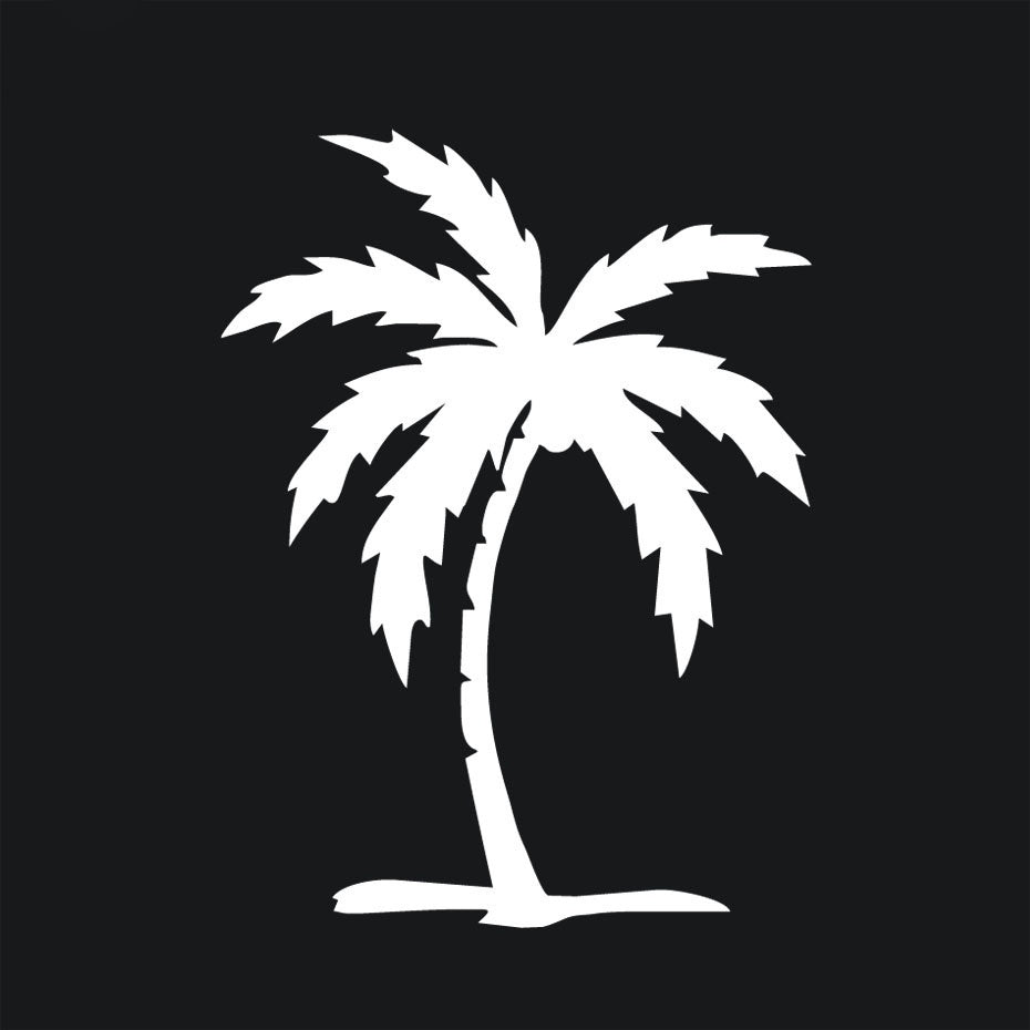 New Fashion   Ocean Beach Palm Tree Car Stickers