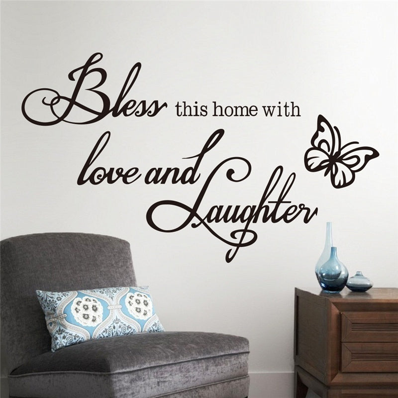New Hot Home Quotes English Letters Vinyl Wall Stickers