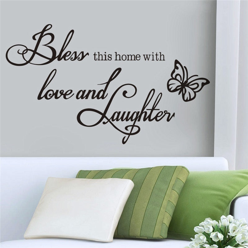 New Hot Home Quotes English Letters Vinyl Wall Stickers